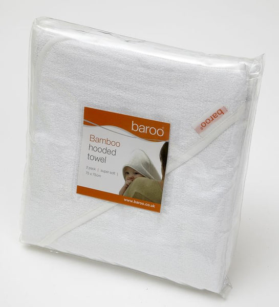 Baroo Bamboo Hooded Towel Pack Of 2