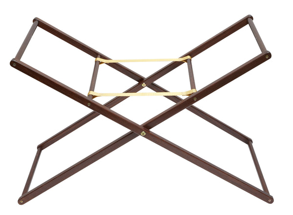 Baroo Moses Basket Stand Dark Wood