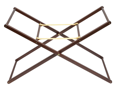 Baroo Moses Basket Stand Dark Wood