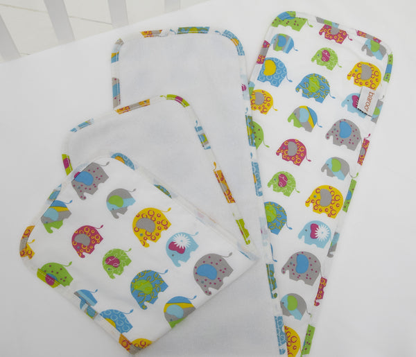 Baroo Ellefunk Pack Of 3 Burp Cloths