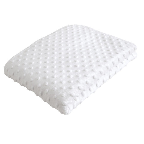 Baroo Luxury Bubble Bob White Pram Blanket