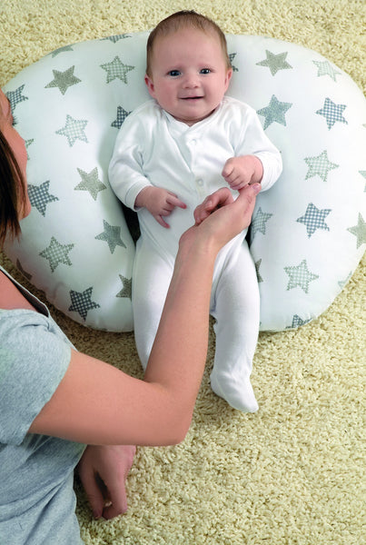 Baroo Beige Stars Cover for Nursing Pillow COVER ONLY NOT NURSING PILLOW