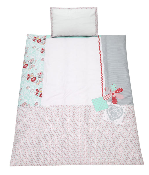 Baroo Sweetpea Cotbed Duvet Cover And Pillow Case Set