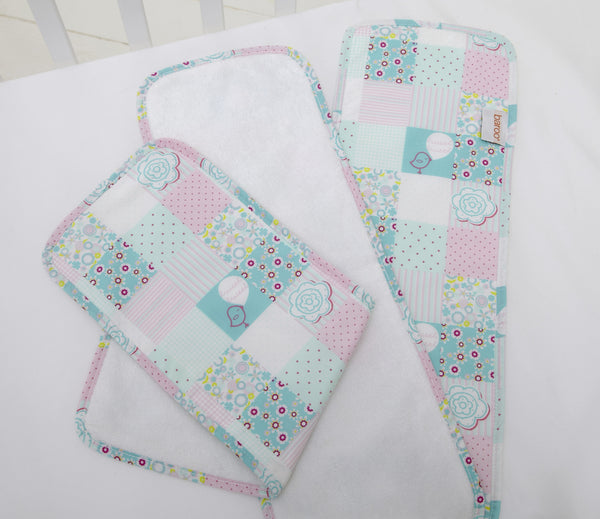 Baroo Tweetdreams Pack Of 3 Burp Cloths