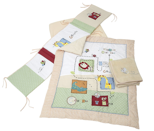 Baroo My Zoo 4 Piece Bedding Bale