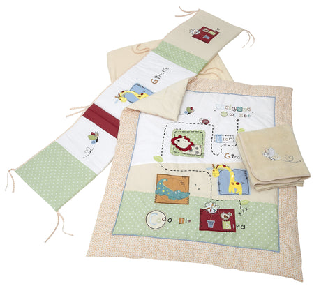 Baroo My Zoo 4 Piece Bedding Bale